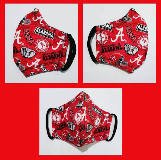 AL "Alabama Football"~(Women)~Face Mask