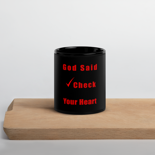 Black Glossy Mug