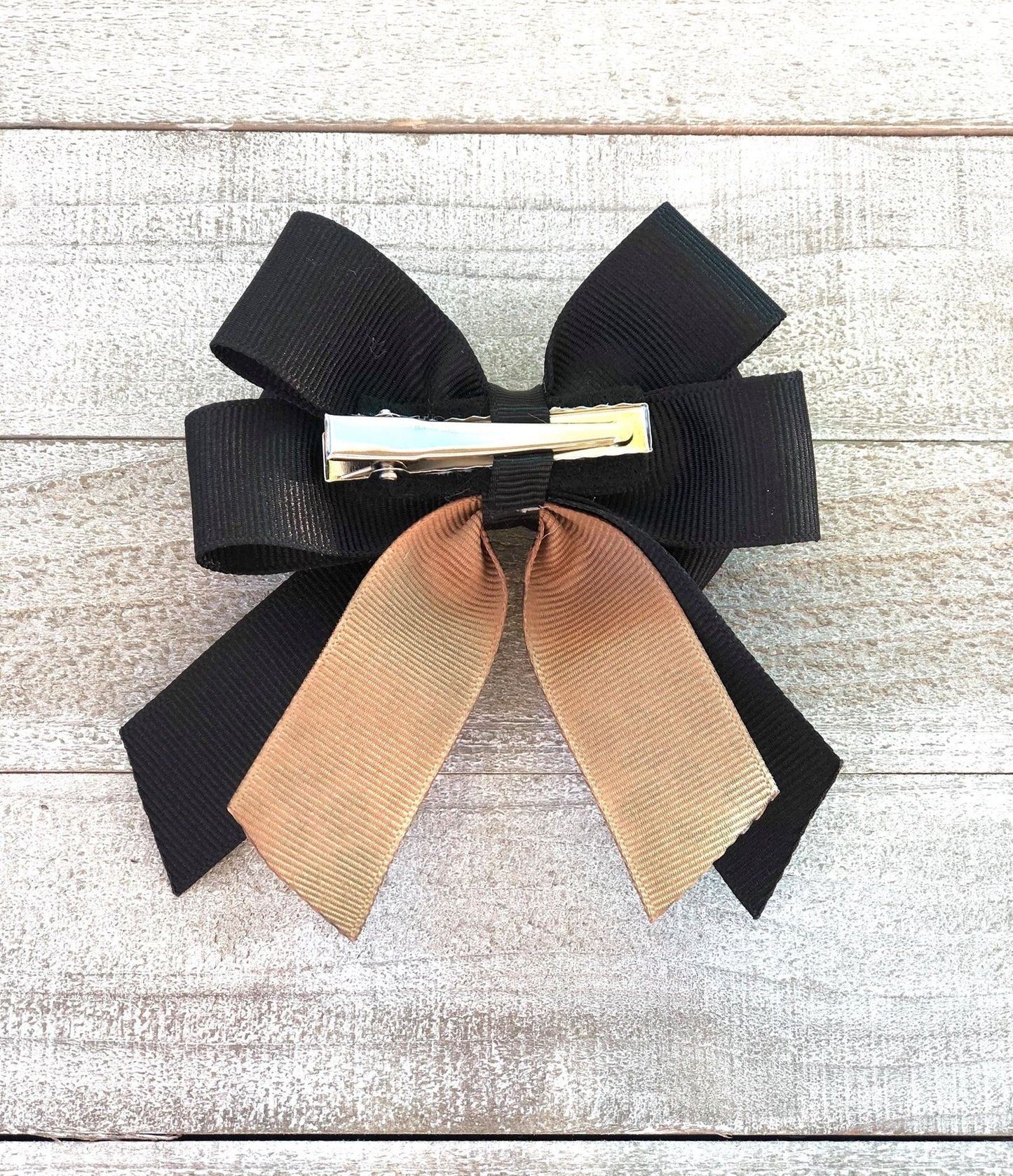 Leopard Print Bow ~Sailor Bow~ Pony Tail Bow~ 4" inch Small Bow