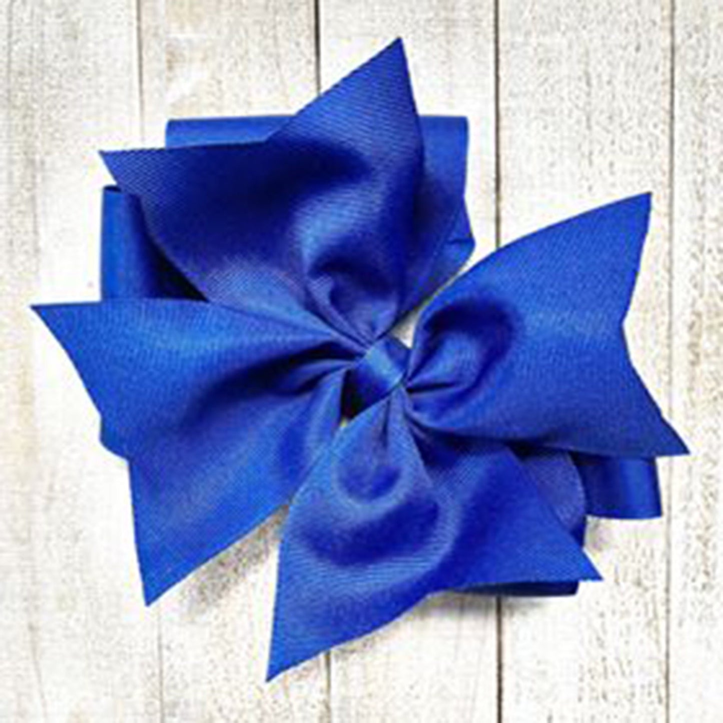 Jumbo Size Bow~ Blue Pin Wheel Bow~ Boutique Style Bow~ Double Stacked Bow~ 6" inch X-Large Bow
