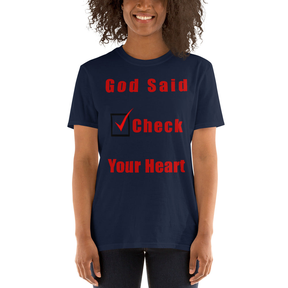 ALa "Check Your Heart"-Unisex T-Shirt