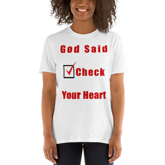ALa "Check Your Heart"-Unisex T-Shirt