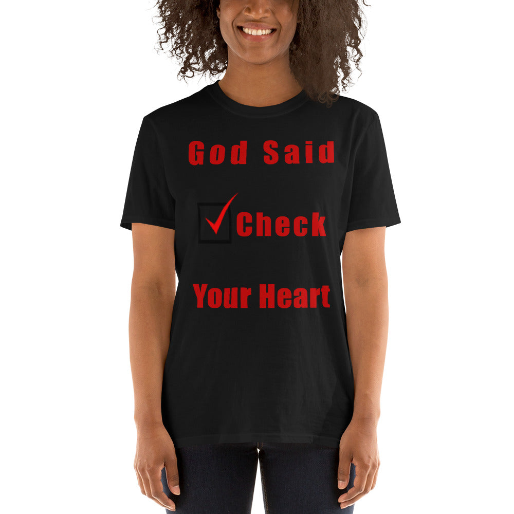 ALa "Check Your Heart"-Unisex T-Shirt
