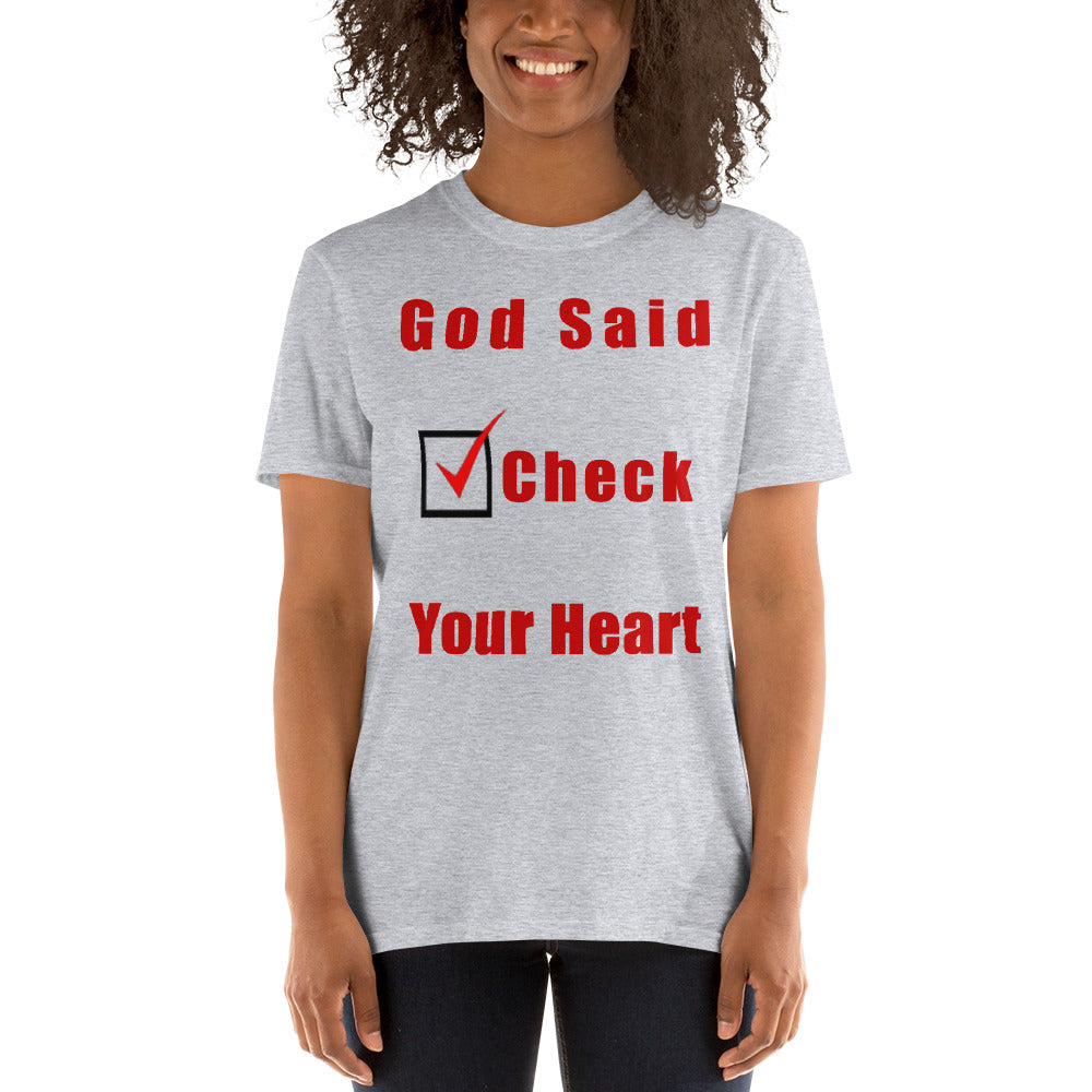 ALa "Check Your Heart"-Unisex T-Shirt